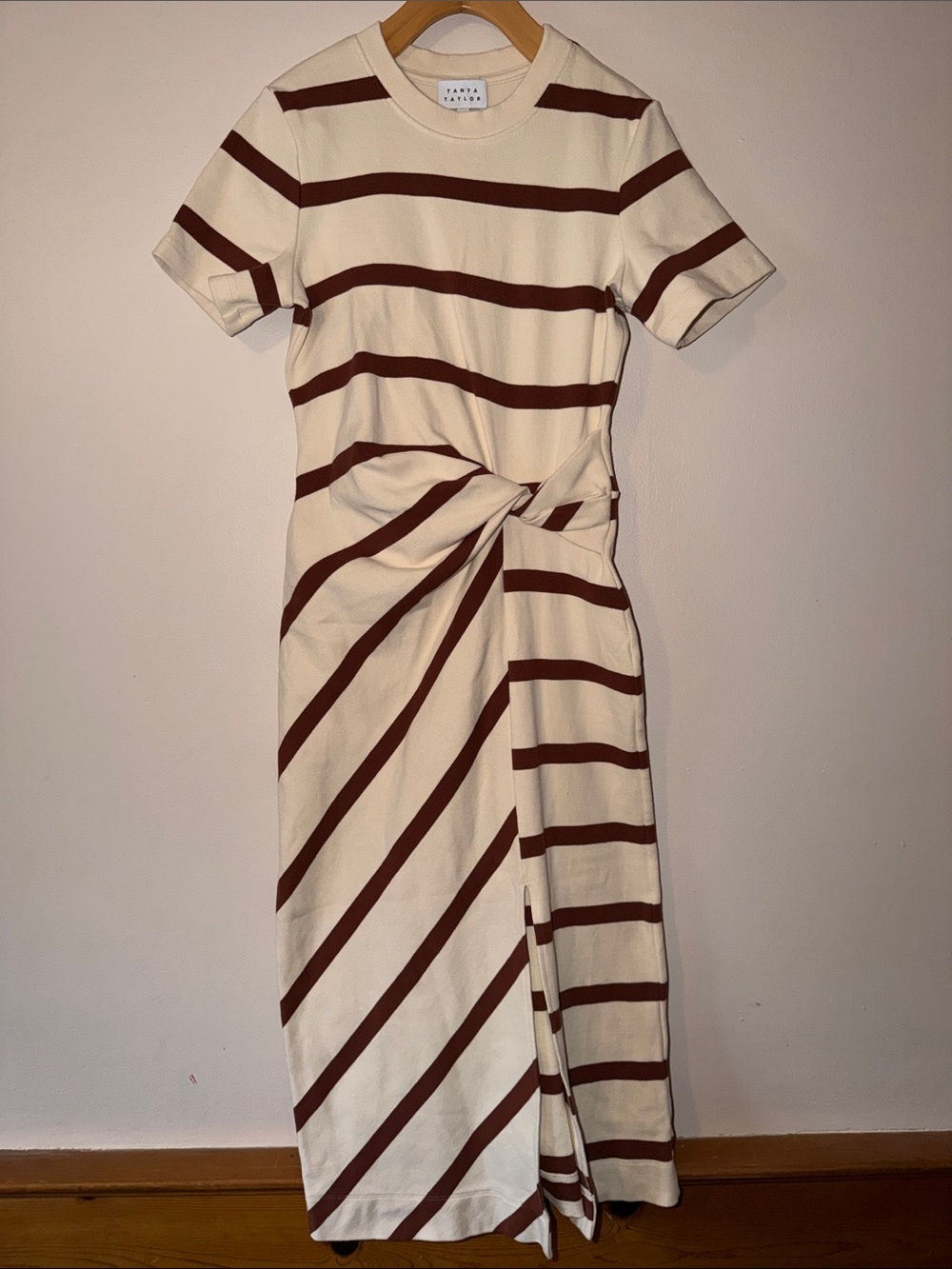 Tanya Taylor SHORT SLEEVE STRIPED CODY DRESS Size S - Picture 2 of 5